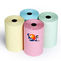 Harga yang baik warna 80mm 57mm 48g 55g 65g 70g 57x40mm mesin kas kertas kertas Printer termal langsung gulungan kertas