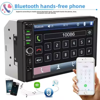 Autoradio double DIN 7 pouces avec écran tactile, lecteur MP5, Bluetooth, FM, Mirror Link, AUX, double USB, unité centrale audio pour voiture, fourni par l'usine
