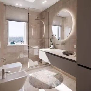 Muebles de Baño de Madera Maciza con Espejo, Lavabos y Accesorios, Estilo Nuevo, Precio de Fábrica - Product Image 3