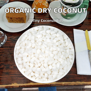 FD Coconut Organic Sweet 5mm Pieces 0 Sugar 5A Bulk Pack Parrot Food Fruit Tea Snack/Bakery 1kg - Product Image 2