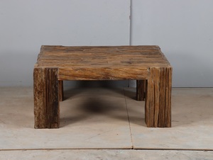 Table basse en bois portable de luxe, design minimaliste, table centrale en bois massif, décoration de salon, espace détente - Product Image 6