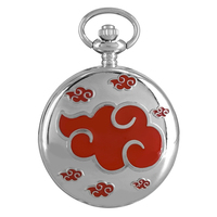 Montre à quartz de style vintage avec un motif nuage mignon, un design de dessin animé et un pendentif pour enfants et femmes