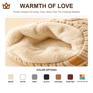 Bonnet en tricot torsadé épais doublé polaire pour femme avec pompon en fausse <span class=keywords><strong>fourrure</strong></span> – Vente en gros, OEM, logo personnalisé, marque privée - Product Image 2