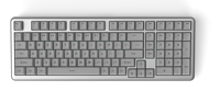 Kit de clavier de jeu mécanique filaire à trois modes 101 touches Ajazz AC100