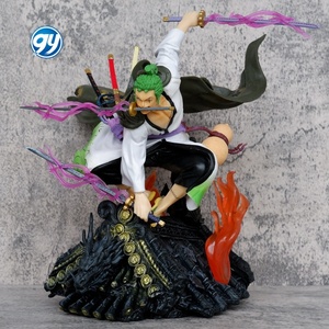 <span class=keywords><strong>Figurine</strong></span> décorative en PVC <span class=keywords><strong>Zoro</strong></span> Kimono style trois épées, thème One Piece <span class=keywords><strong>Wano</strong></span>, taille King Size, style dessin animé - Product Image 3