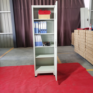 Thép cửa duy nhất Tủ tập tin với 4 kệ có thể điều chỉnh văn phòng Kim loại lưu trữ tủ Tủ kim loại - Product Image 2