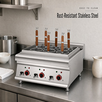 Équipement de restauration professionnelle pour cuisine, cuiseur à nouilles électrique en acier inoxydable, machine à faire bouillir 6KW TM-6, garantie 1 an
