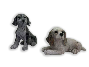 記念ペット墓石のための創造的なデザインの墓石磨かれたカスタマイズされた犬の形の記念碑 - Product Image 2