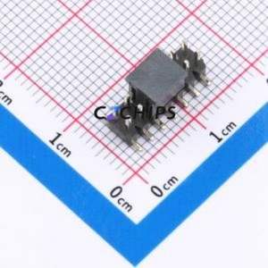 A200US-WS07P-PC075 Pin Header SMD,P=2mm Connector 2x7P Square Hole Double Row 14P - Product Image 1