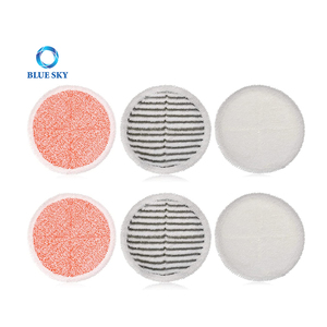 Tampons de vadrouille ronds pour sol dur compatibles avec les pièces d'aspirateur Spinwave 2039A à alimentation 2124 - Product Image 2