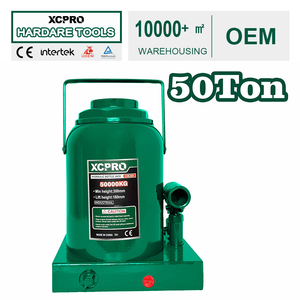 Cric hydraulique industriel robuste de 50 tonnes <span class=keywords><strong>pour</strong></span> le levage de camions, bus, engins de construction et élévateurs automobiles - Product Image 1