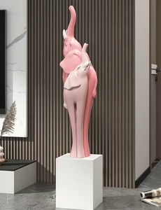 133X30CM Moderno Subdeclarado Elefante Floor-standing Item Decorativo <span class=keywords><strong>Home</strong></span> Acessórios para Sala Escultura de Entrada - Product Image 2