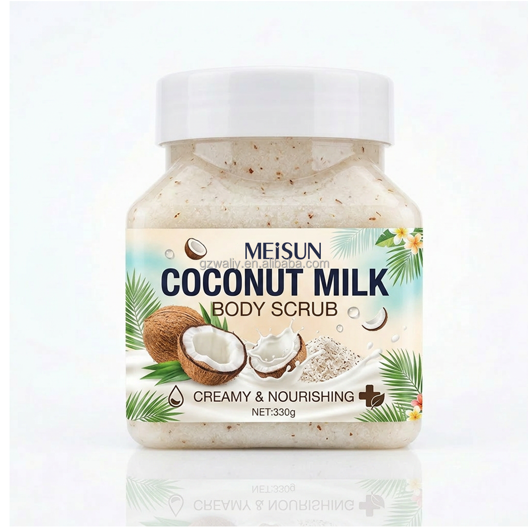 Gommage corporel au lait de coco