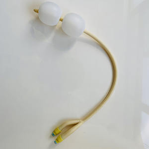 Kateter Foley Urin Lateks Karet Alam Bersertifikat CE/ISO13485 Tiga Jalur Dua Balon - Product Image 2