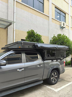 AIWEIYA Remorque de voyage pliable à toit rigide avec cadre en aluminium, légère et étanche pour camping-car/voiture