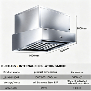 <span class=keywords><strong>Extractor</strong></span> <span class=keywords><strong>de</strong></span> Humos con Certificación ISO CE, Campana <span class=keywords><strong>de</strong></span> <span class=keywords><strong>Cocina</strong></span> sin Ductos, Purificador <span class=keywords><strong>de</strong></span> <span class=keywords><strong>Aire</strong></span> sin Ventilación al 99% <span class=keywords><strong>para</strong></span> Maquinaria <span class=keywords><strong>de</strong></span> Eliminación <span class=keywords><strong>de</strong></span> Gases en Restaurantes - Product Image 3