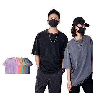 เสื้อยืดโอเวอร์ไซส์ยูนิเซ็กซ์ ผ้าฝ้าย 100% หนัก 270 กรัม ซักย้อมสีแบบแอซิดวอช ขายส่ง รับสั่งทำ - Product Image 1