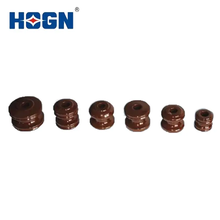 HOGN High Quality American Standard 53 Series Spool Ceramic Porcelain Insulator Newest Insulation Materials   Elements