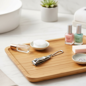 K Beauty Compact Stainless Steel <b>Nail</b> Clipper Ergonomic Design Durable Sharp Manicure Pedicure Tool Attached <b>Nail</b> <b>File</b> Made - Product Image 3