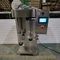 Secador por Aspersión de Laboratorio OLLITAL SD8000B de 2L/H con Boquilla de Dos Fluidos y Torre de Vidrio para Investigación en Leche en Polvo