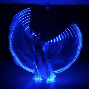 Alas de Hada LED para Danza del Vientre, de Plástico, con Batería, para Uso en Interiores, Alas Separadas para Actuaciones de Adultos - Product Image 4