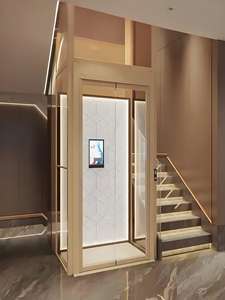 Porte électrique double battante moderne en métal et verre inoxydable pour appartements, villas, hôtels, hôpitaux – Vente directe usine - Product Image 4