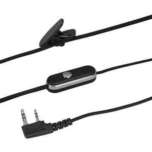 Walkie Talkie Headset Braided <b>Cable</b> 100cm Audio Attachment For Communication Devices - Product Image 2