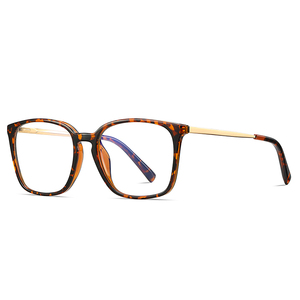 Gafas ópticas cuadradas neutras a <span class=keywords><strong>la</strong></span> moda TR90 con luz anti-azul Colores de Marco opcionales negro azul gris - Product Image 4
