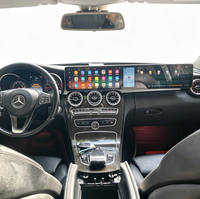 Autoradio DVD stéréo à trois écrans de 12,3 pouces pour Mercedes-Benz GLC Classe C 2015-2021 avec navigation GPS NTG 5.0