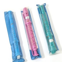 Flûte à bec soprano en plastique à 8 trous, couleurs variées, pour usage scolaire et professionnel, idéal comme cadeau pour enfants, vente en gros, prix usine, pas cher