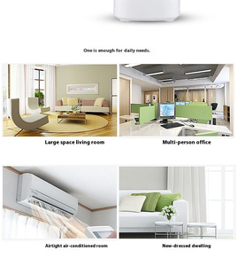 Humidificateur électrique à commande numérique avec vapeur froide et désodorisant, pour usage domestique et hôtelier, en plastique, capacité 3-5L - Product Image 5