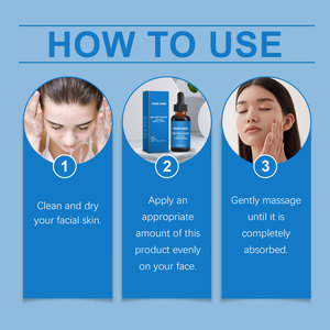 Suero Facial de Colágeno Péptido de Marca Privada, Suero Antiarrugas, Reafirmante, Reparador, Estimulante del Colágeno con Ácido Hialurónico - Product Image 4