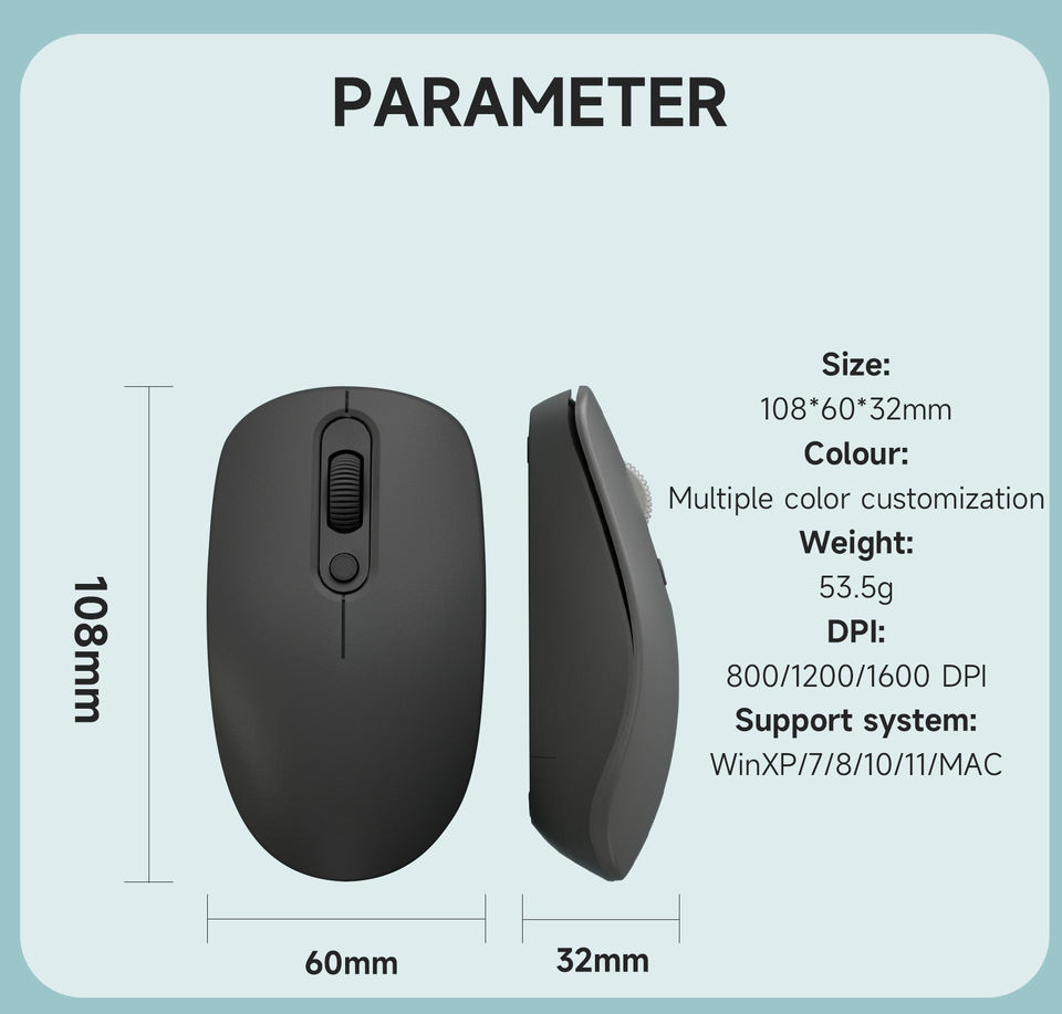 Keyboard Multimedia Wireless Keyboard and Mouse Combo thumbnail 2