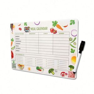 Custom <b>Fridge</b> Magnet Shopping Planner Magnetic Dry Erase Meal Monthly Calendar Sticker Magnets - Product Image 3