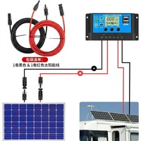 Connecteur de câble MC4, attache pour câble PV, 4/6 mm² 10/12 AWG, raccord de quincaillerie pour rallonge de panneau solaire, accessoire pour câble solaire DC