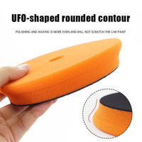 Tampon de polissage moyen de deuxième étape Polisseuse de polissage en mousse orange pour carrosseries de voitures 1500 # Sandmarks Removal