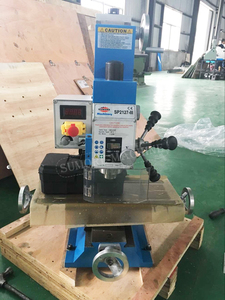 Sumore SP2217-III tête pivotante Mini métal paillasse Fraiseuses 2 axes Lecture numérique Vitesse variable Fraises manuelles - Product Image 2