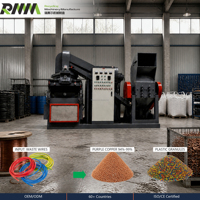Machine de recyclage de câbles en cuivre de type sec à usage intensif pour l'industrie