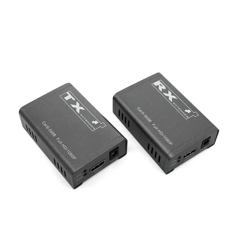 Cat6 ip 4k hdmi 익스텐더 오디오 비디오 디스트리뷰터 박스 USB KVM HDMI 익스텐더 60m 이상