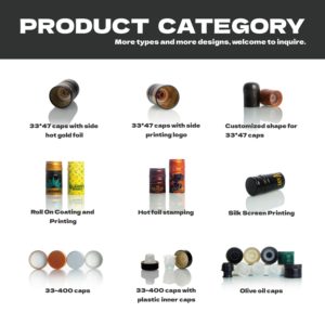 33 47 Tapa de rosca de aluminio antirrobo y antimanipulación, con logotipo personalizado, no recargable, capacidad de 8 ml, cierre suave, tamaño de <span class=keywords><strong>puerto</strong></span> 1 - Product Image 6