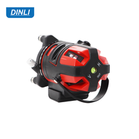 Niveau laser rotatif auto-nivelant 360° portée 500m DIY pile AA précision 1mm pour construction, niveau laser rotatif automatique couleur