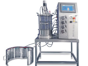 Tanque de biorreactor de laboratorio de 30L estándar de la UE, calefacción inferior, agitador mecánico, fermentador a presión de vidrio, recipiente a presión del Motor - Product Image 2