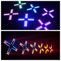 Nouveau modèle de projecteur à tête mobile 120W Beam Wash RGBW4in1, effets de lumière de fond stroboscopiques, DMX512, son automatique pour DJ professionnel, scène