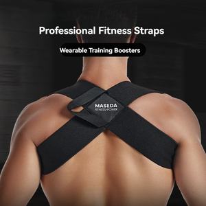 Sabuk pembenah punggung pria dan wanita, tali bahu kebugaran pembentuk ortopedi bahu terbuka untuk pria dan wanita - Product Image 4