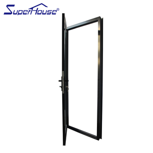 Portes de Patio professionnelles en Aluminium Double verouillé, noir et blanc, garantie 10 ans, isme AS2047/NOA - Product Image 1