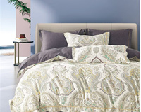 Parures de lit de luxe personnalisées imprimées, nouvelles collections, ensembles de couettes imprimées 200TC 300TC, ensembles de draps imprimés avec taies d'oreiller
