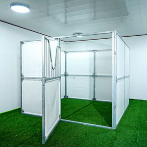 Écuries de <span class=keywords><strong>chevaux</strong></span> extérieures personnalisées en acier galvanisé, en bambou, imperméables, mobiles, équipement équestre, garantie de 5 ans - Product Image 1