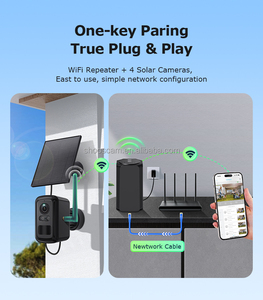 500M <span class=keywords><strong>Wifi</strong></span> répéteur Signal maison Hub Combo Kit IP66 extérieur batterie solaire sans fil HD infrarouge Vision nocturne sécurité CCTV caméra - Product Image 5