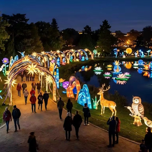 Nuevas Linternas Voladoras con Forma de Árbol de Hierro para el Festival del Año Nuevo Chino, Luz <span class=keywords><strong>LED</strong></span> para Uso en Exteriores - Product Image 1