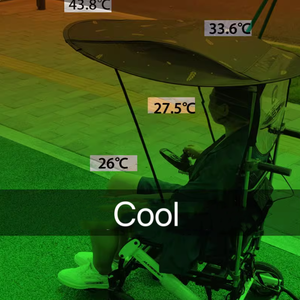 Approvisionnement direct en fauteuil roulant Imperméable Polyester Handicapé Imperméable Réfléchissant Épaissi Personnes Âgées Scooter Imperméable - Product Image 6